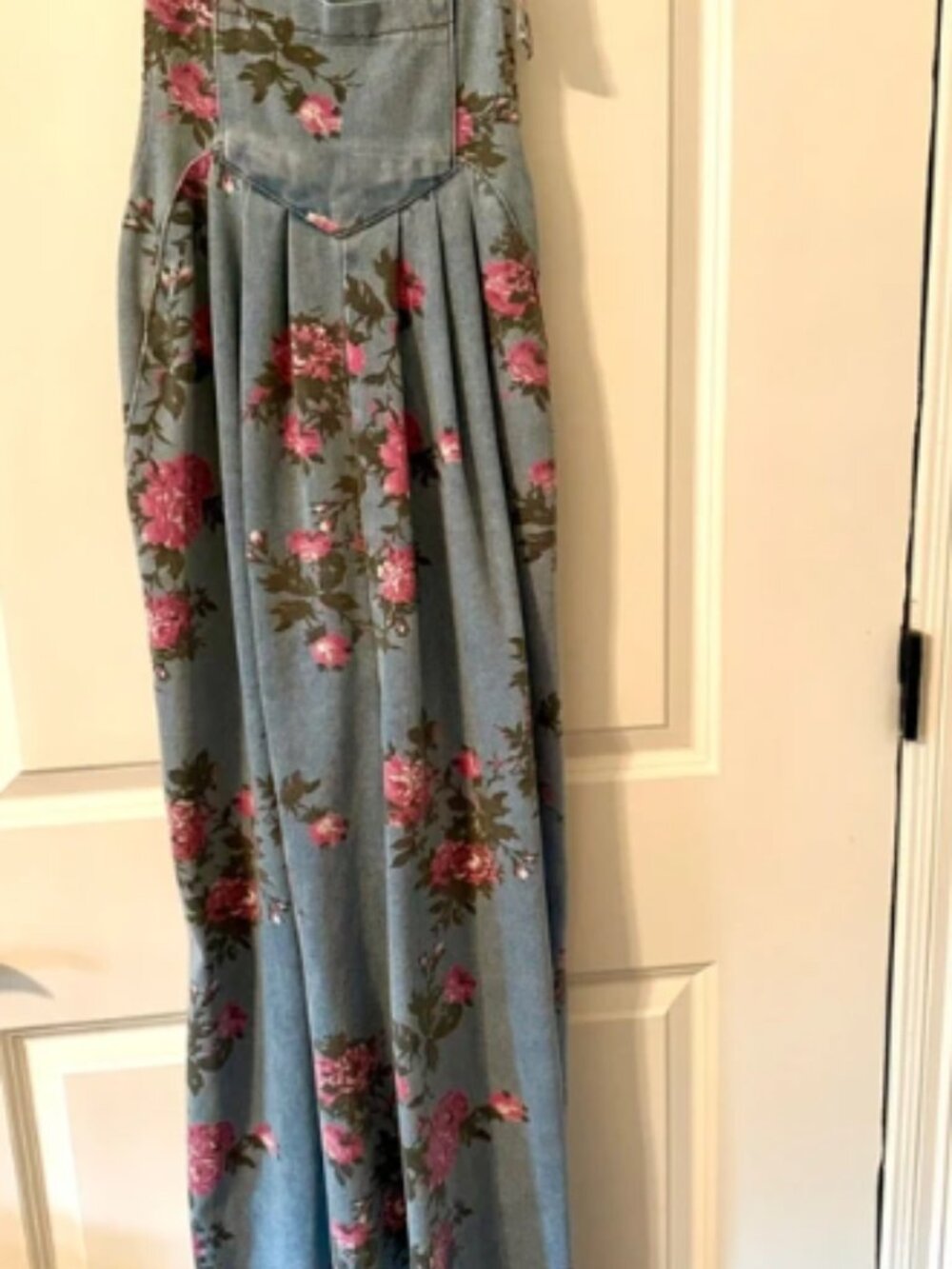 Floral Print Pleated High